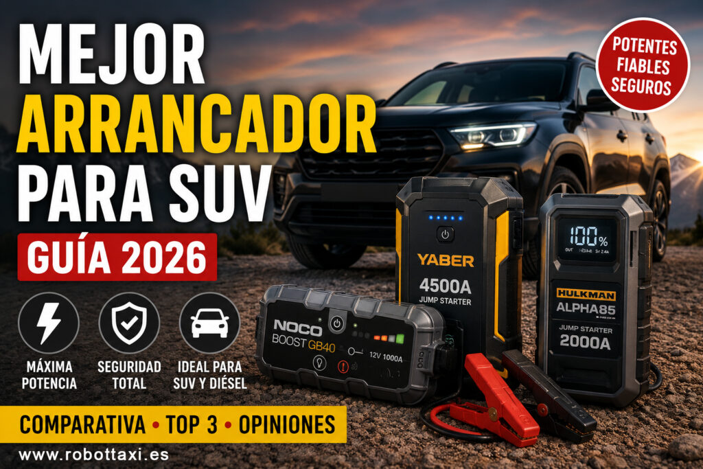 imagen destacada del Mejor arrancador para SUV en 2026