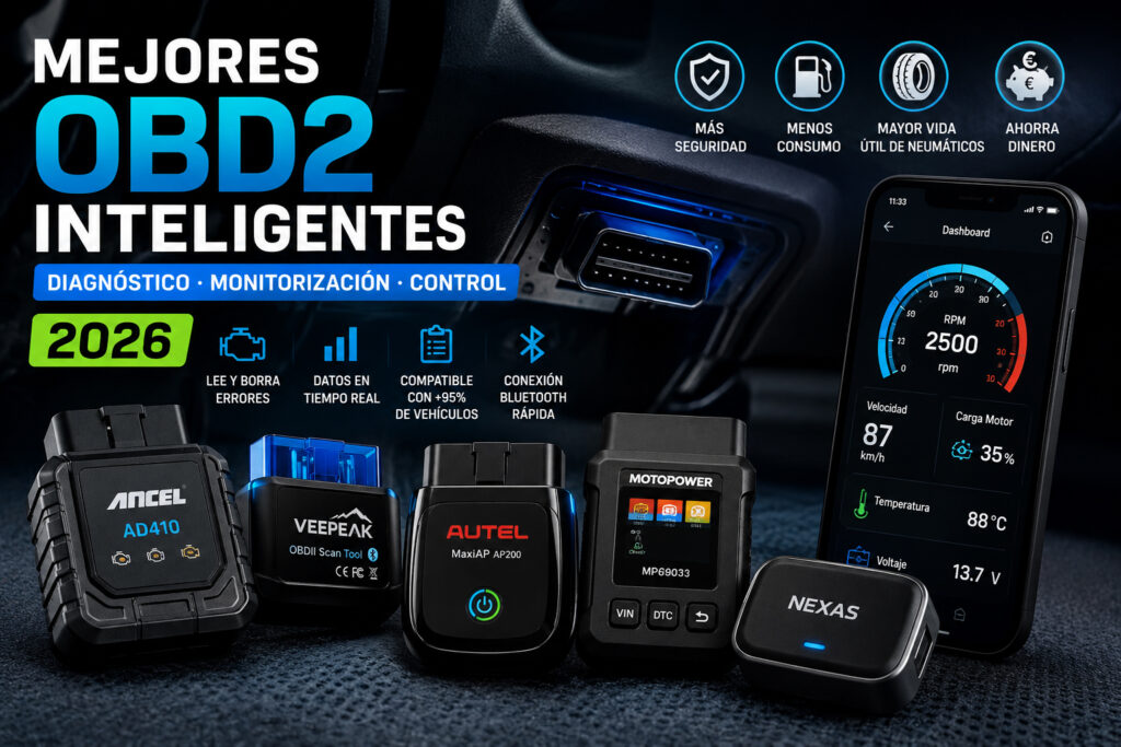 Mejores OBD2 inteligentes para coche en 2026