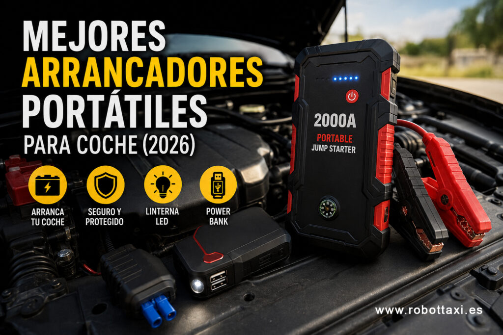arrancador portátil en motor de vehículo, datos del producto.
