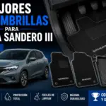 Mejores alfombrillas para Dacia Sandero III en 2026, interior del vehículo con alfombrillas premium a medida, ajuste perfecto, máxima protección contra suciedad y desgaste diario.