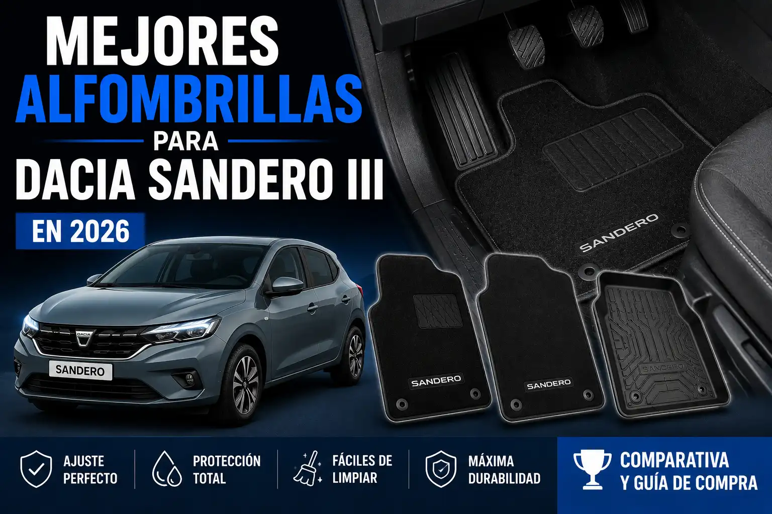 Mejores alfombrillas para Dacia Sandero III en 2026