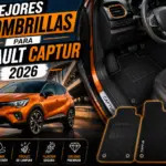Mejores alfombrillas para Renault Captur en 2026, interior del SUV con alfombrillas premium a medida, máxima protección contra suciedad y desgaste, comparativa de accesorios para Renault Captur.