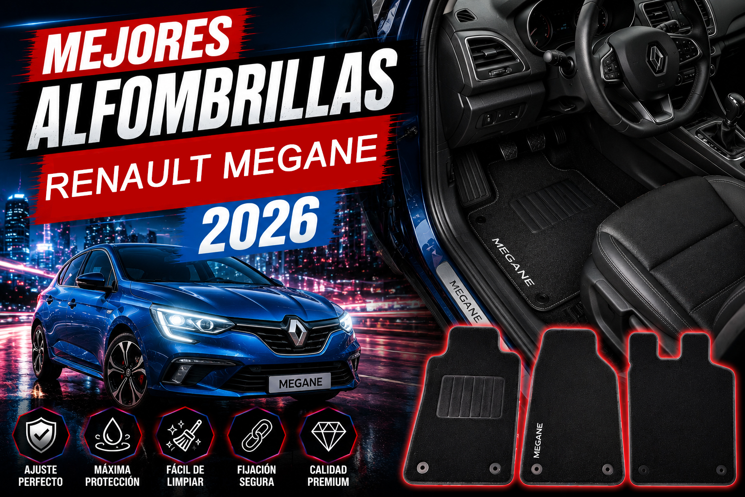 Mejores alfombrillas para Renault Megane en 2026