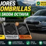 Mejores alfombrillas para Skoda Octavia en 2026 con comparativa de modelos MTM Premium, originales Skoda y alfombrillas de goma OMAC para proteger el interior del vehículo
