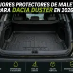 Maletero de Dacia Duster protegido con bandeja a medida resistente al agua y la suciedad