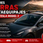 Barras portaequipaje en Tesla Model 3, especificaciones y datos.