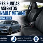 Mejores fundas para asientos de Renault Megane con diseño deportivo y protección para el interior del vehículo